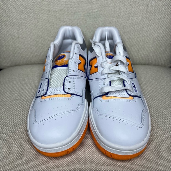 New Balance Men’s 550 Sneaker in Vibrant Orange - Picture 8 of 9
